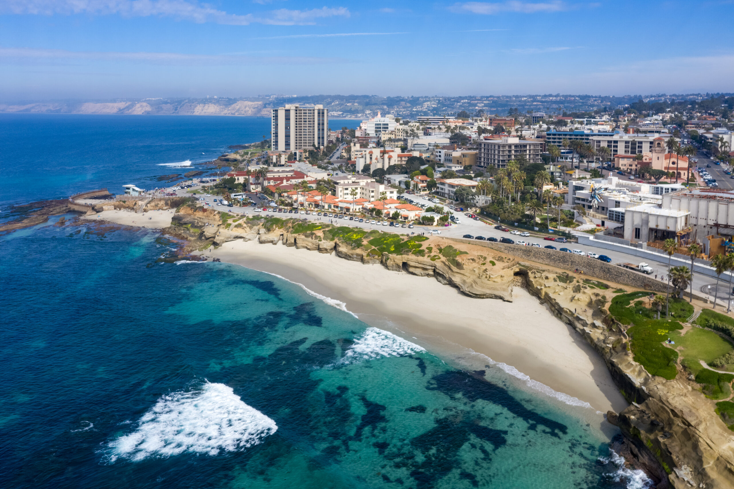 Aerial view of La Jolla, California